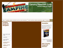 Tablet Screenshot of campingequipment.camping2u.com